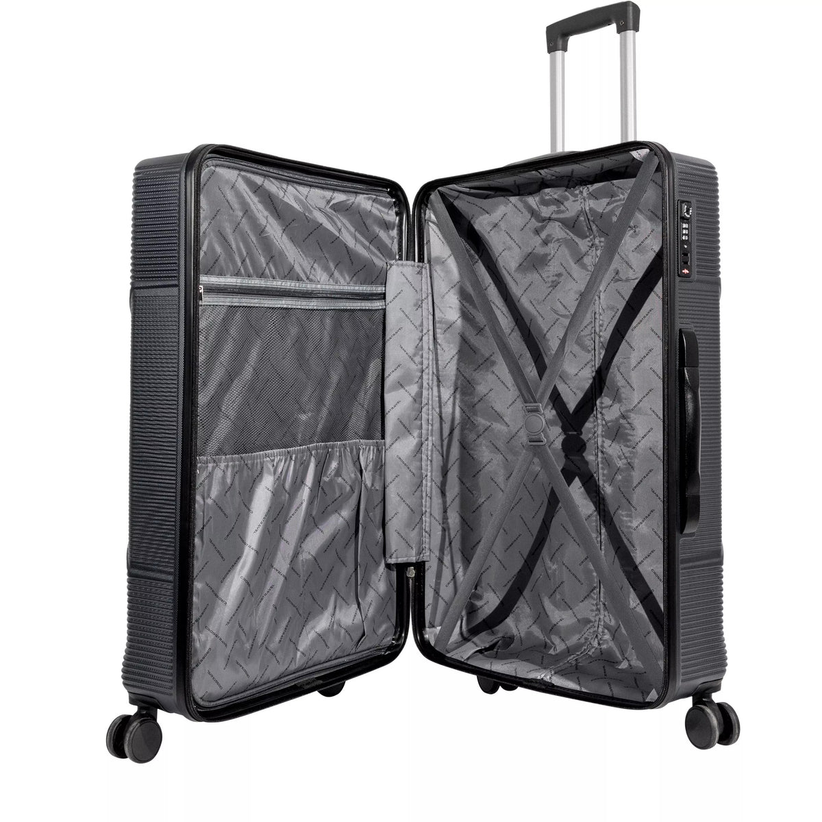 TAMPA 3 piècesEnsemble de valises à coque rigide