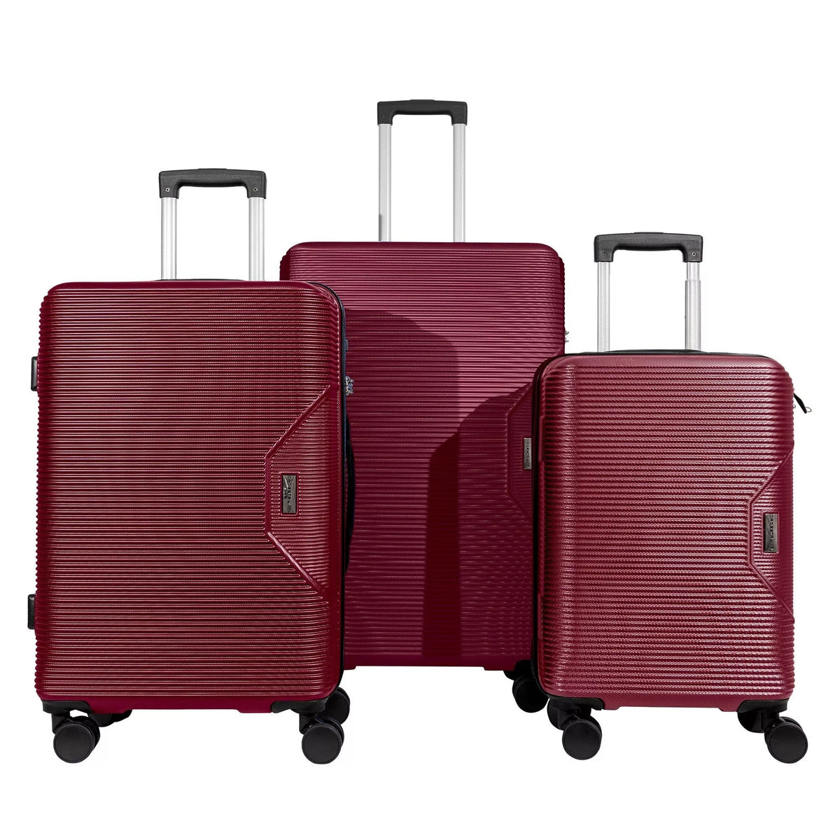 TAMPA 3 piècesEnsemble de valises à coque rigide