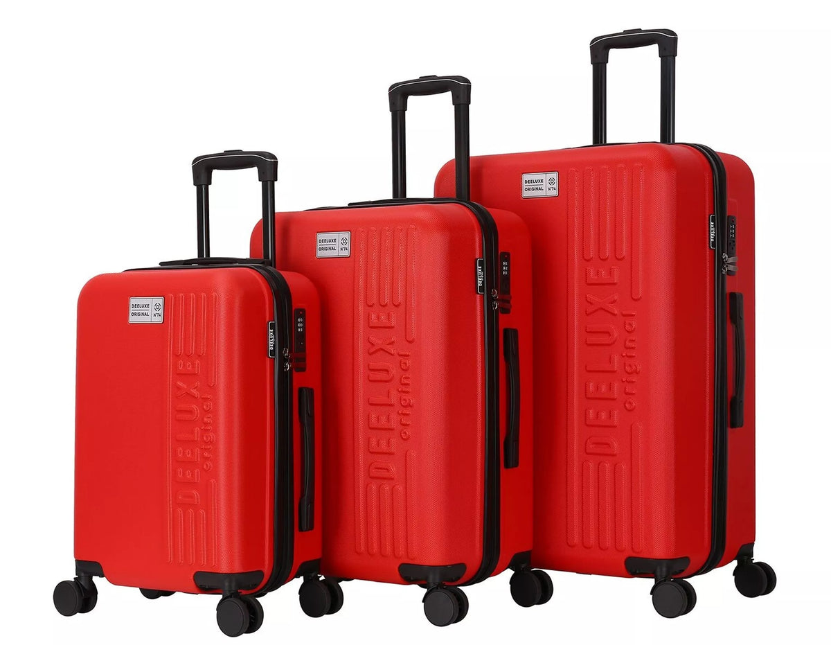 Set de 3 valises 4 double roues abs rigide - cityvibe - Deeluxe