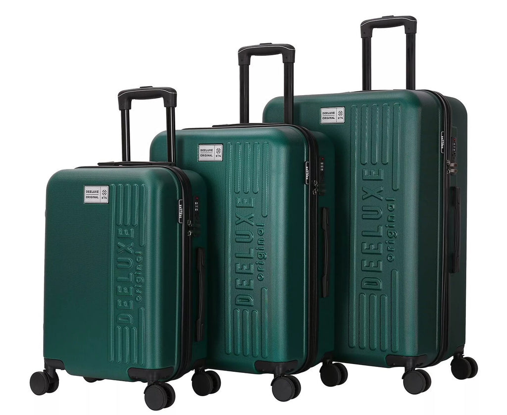 Set de 3 valises 4 double roues abs rigide - cityvibe - Deeluxe