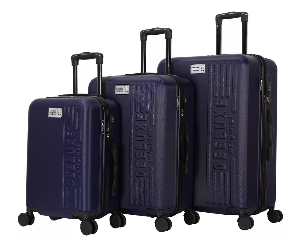 Set de 3 valises 4 double roues abs rigide - cityvibe - Deeluxe