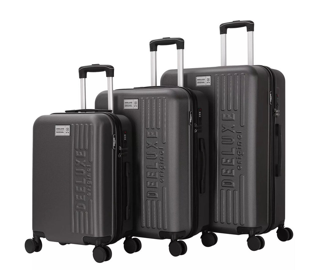 Set de 3 valises 4 double roues abs rigide - cityvibe - Deeluxe