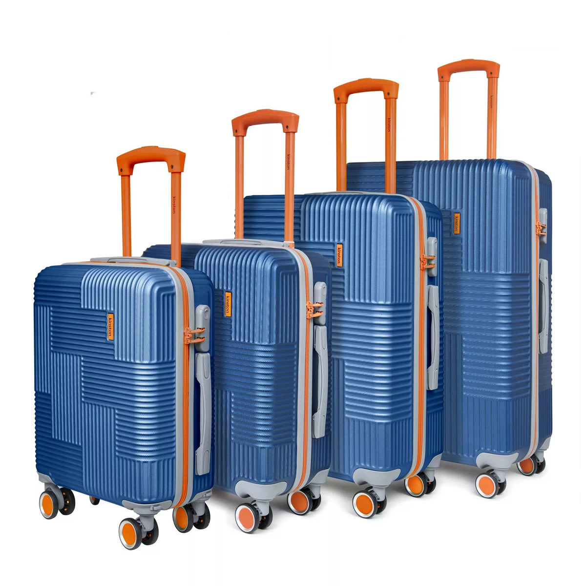 Set 4 valises ABS bicolore