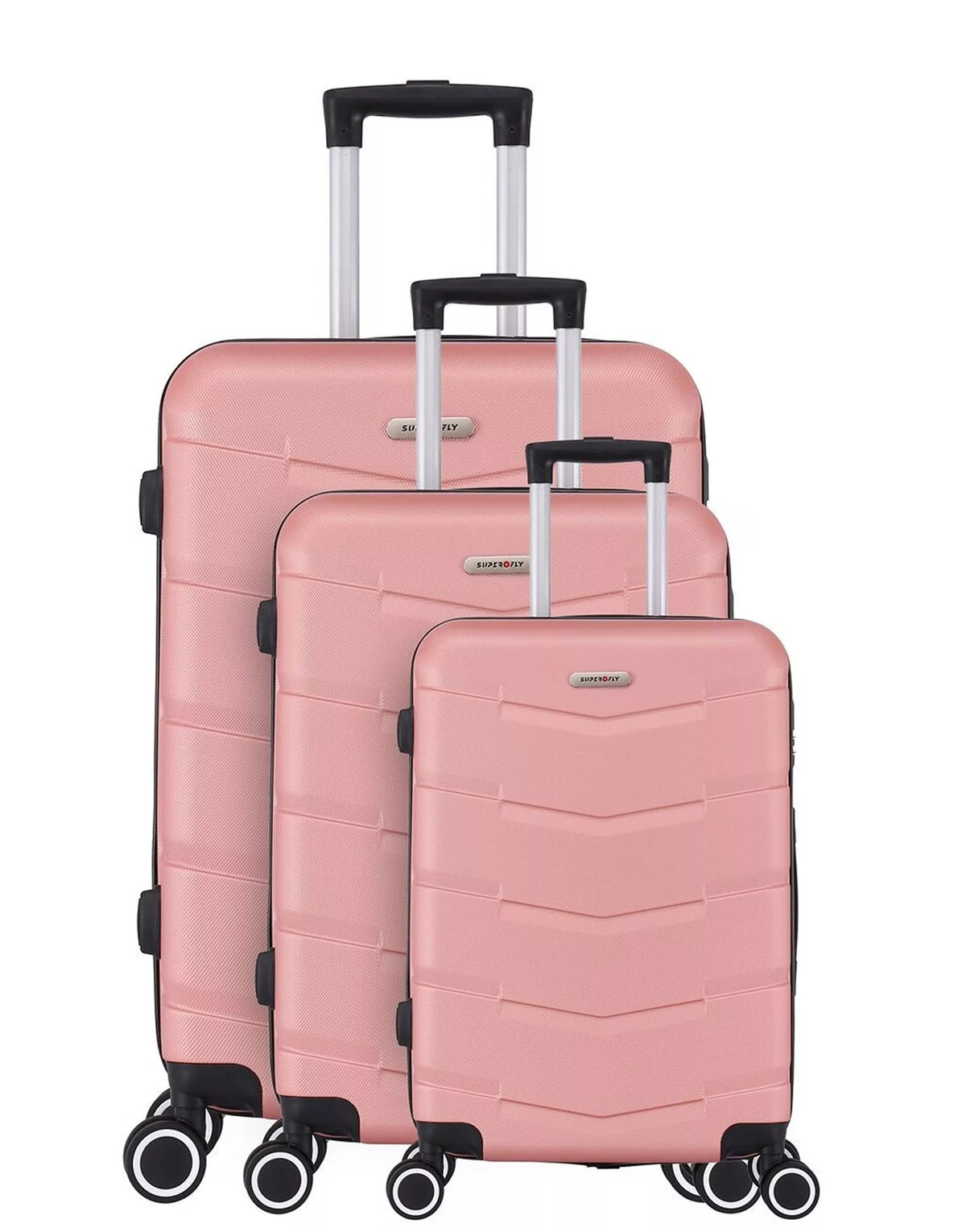 Set de 3 valises double roues ABS - Wall - SuperFly