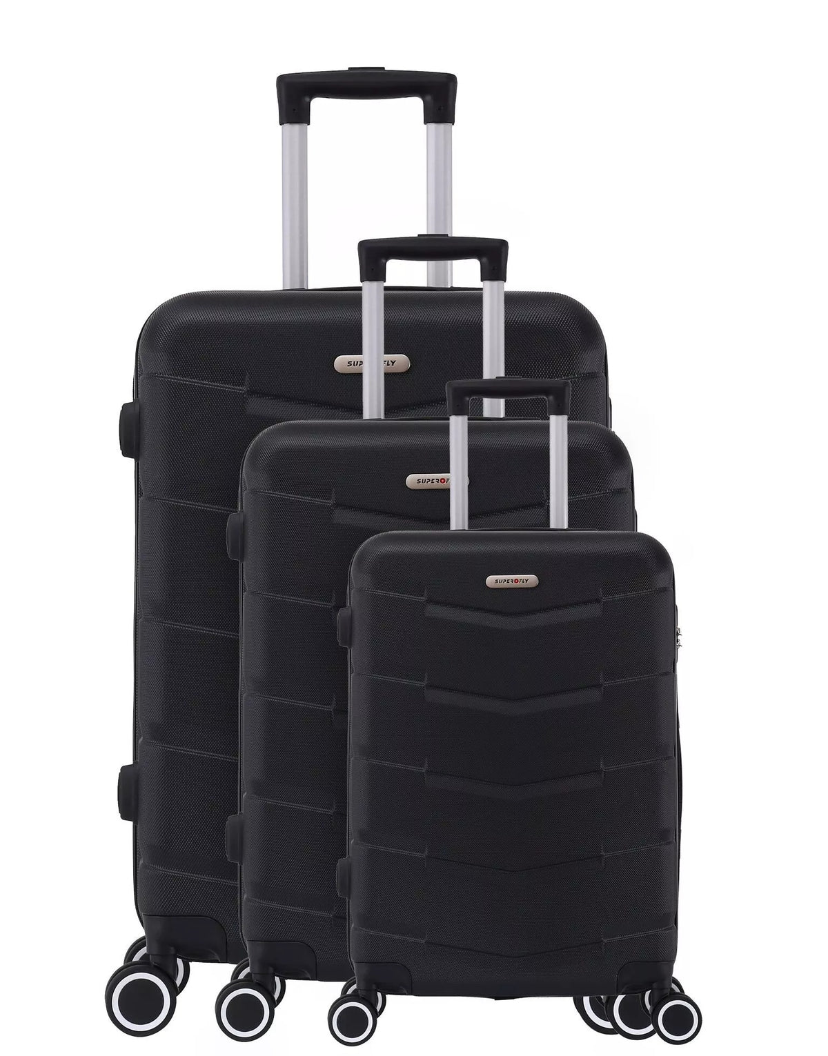 Set de 3 valises double roues ABS - Wall - SuperFly
