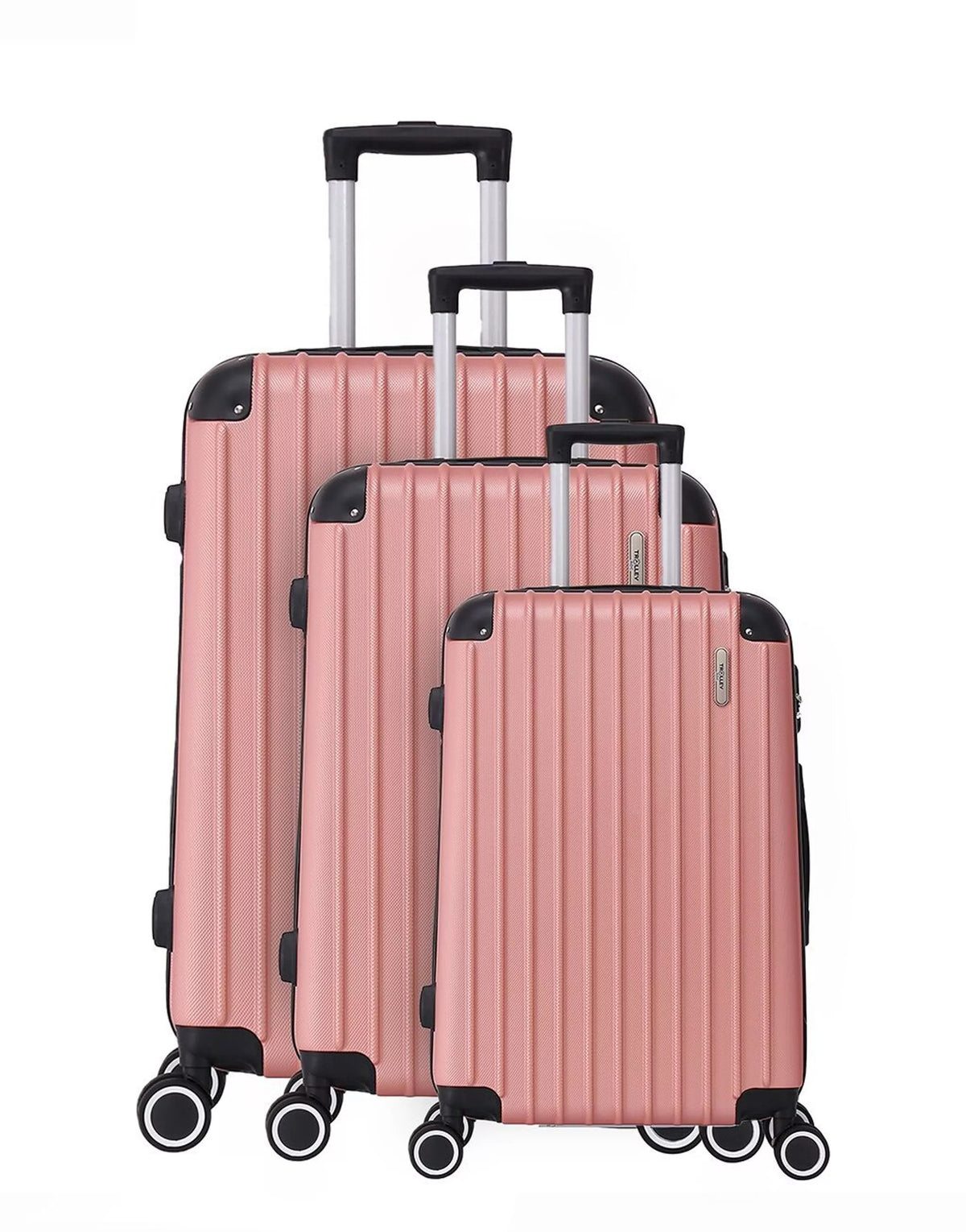 Set de 3 valises double roues ABS rigide - Corner