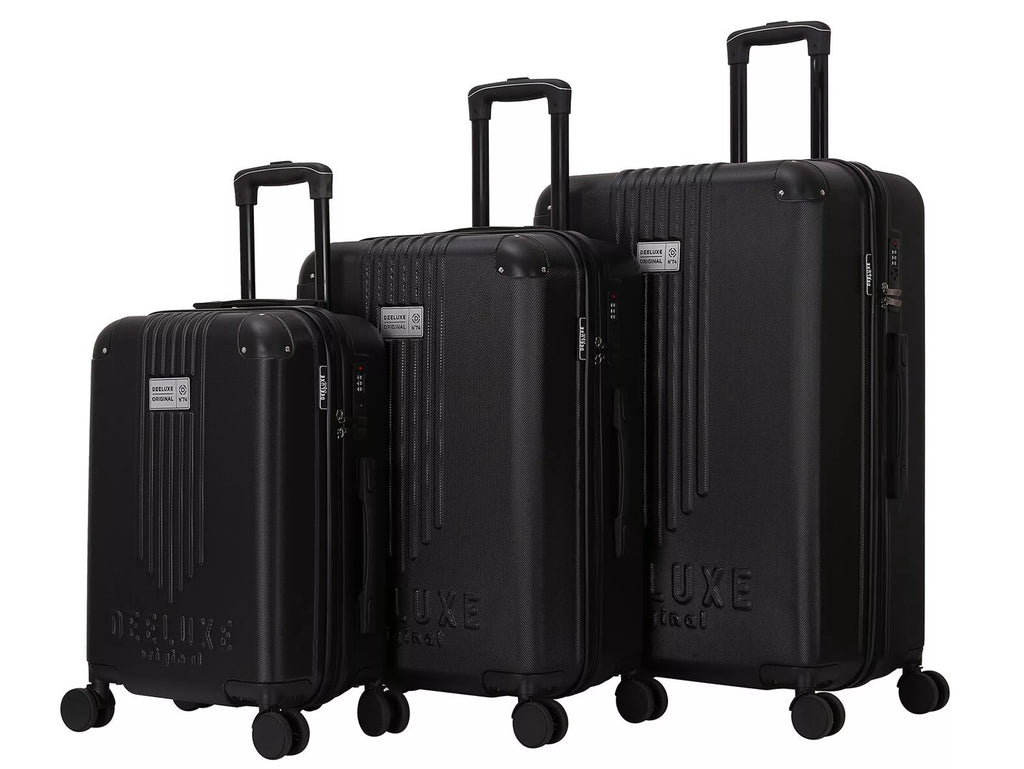Set de 3 valises 4 double roues ABS rigide - CITYVIEW - DEELUXE
