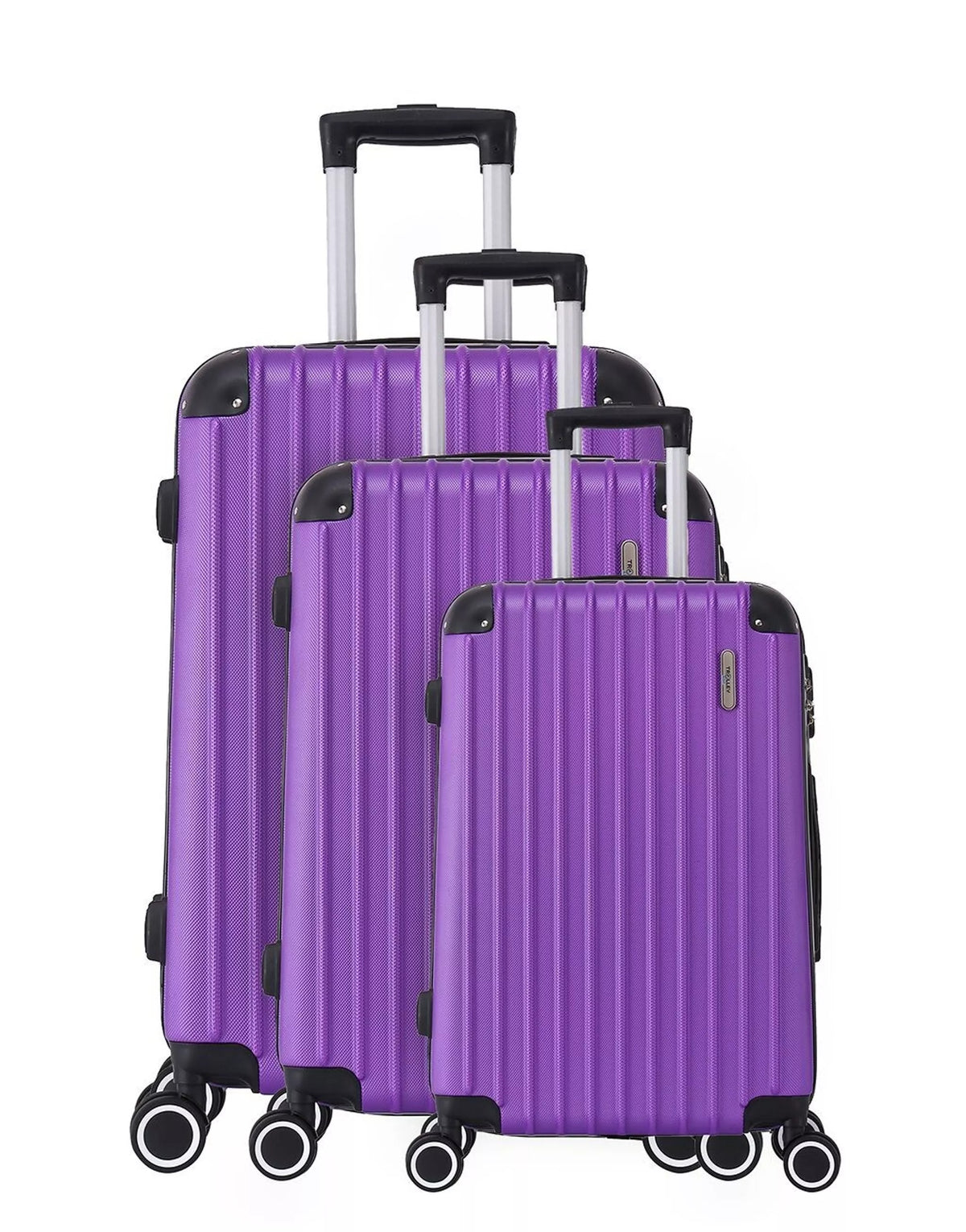 Set de 3 valises double roues ABS rigide - Corner