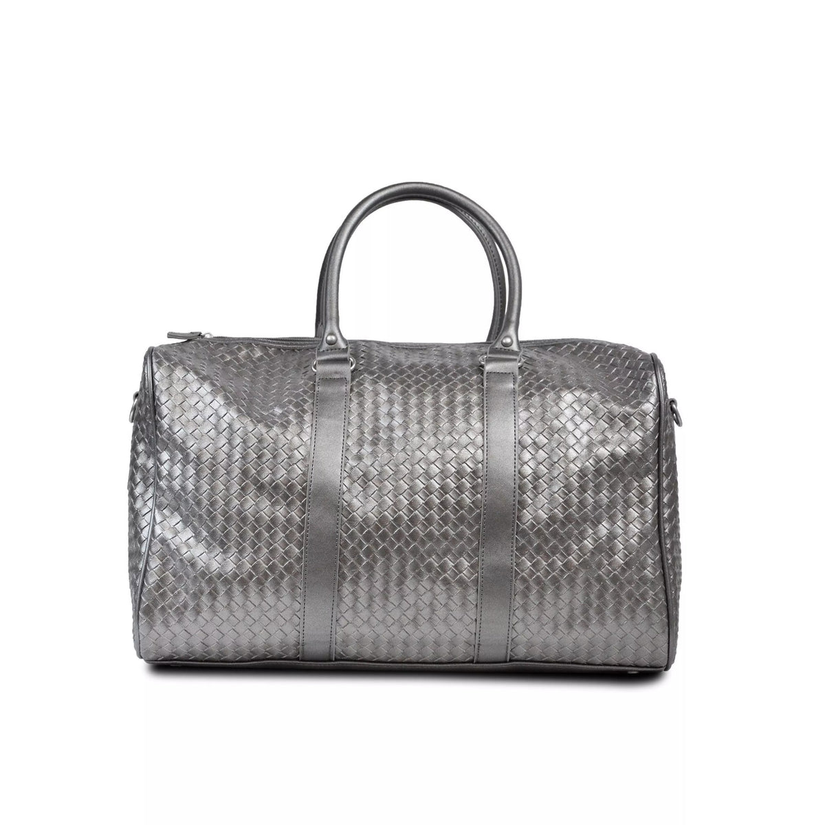 Sac week-end tressé noir