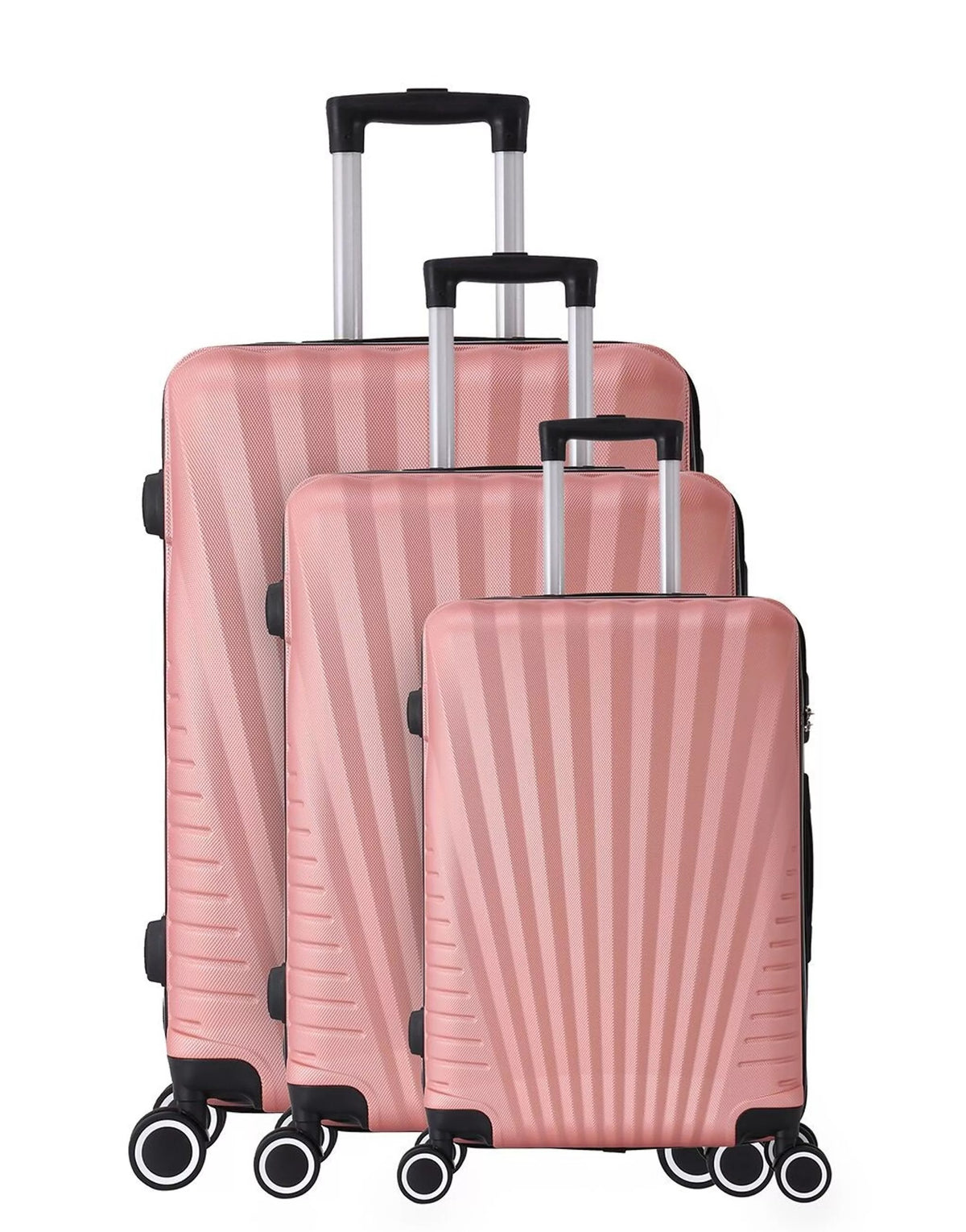 Set de 3 valises double roues ABS - Elegance
