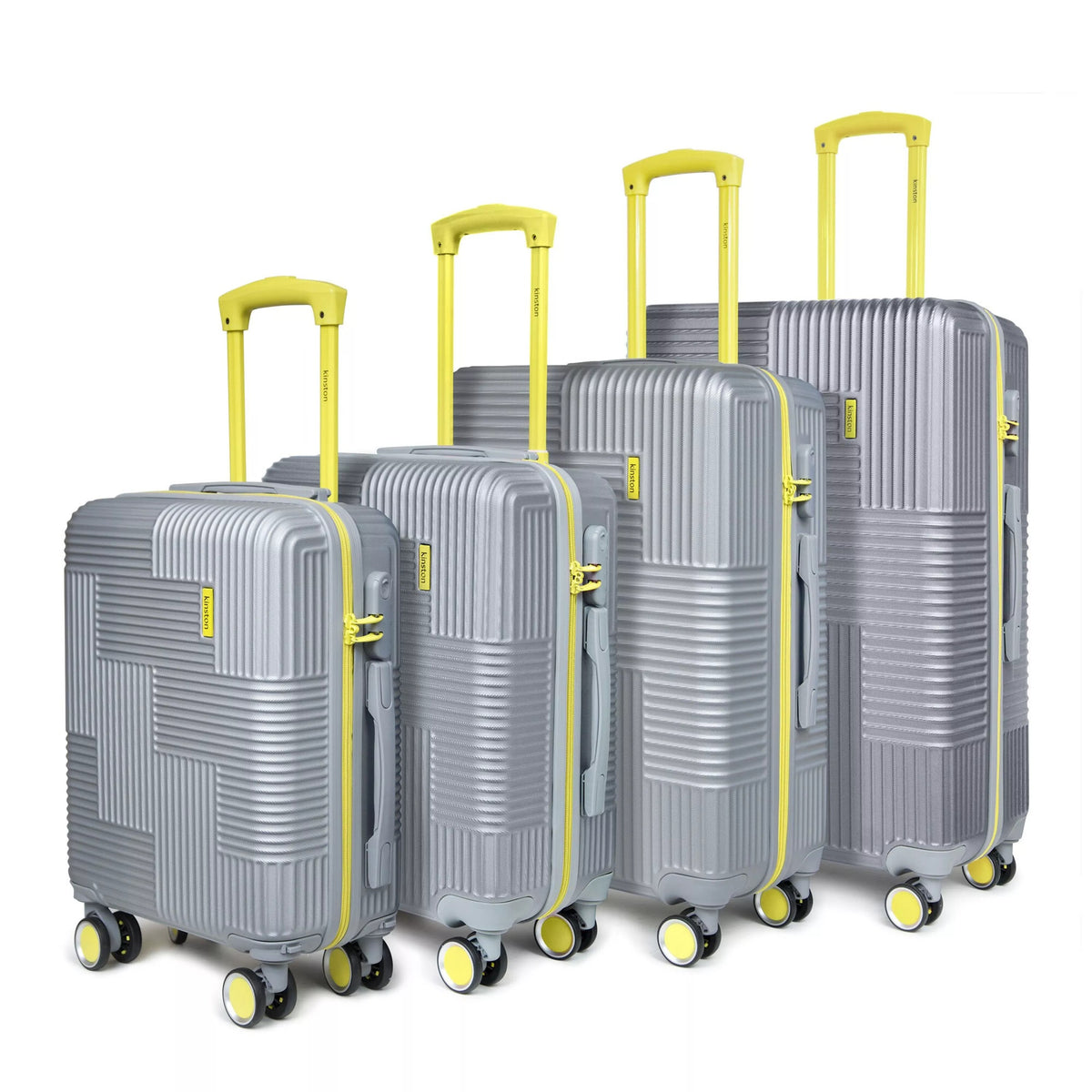 Set 4 valises ABS bicolore